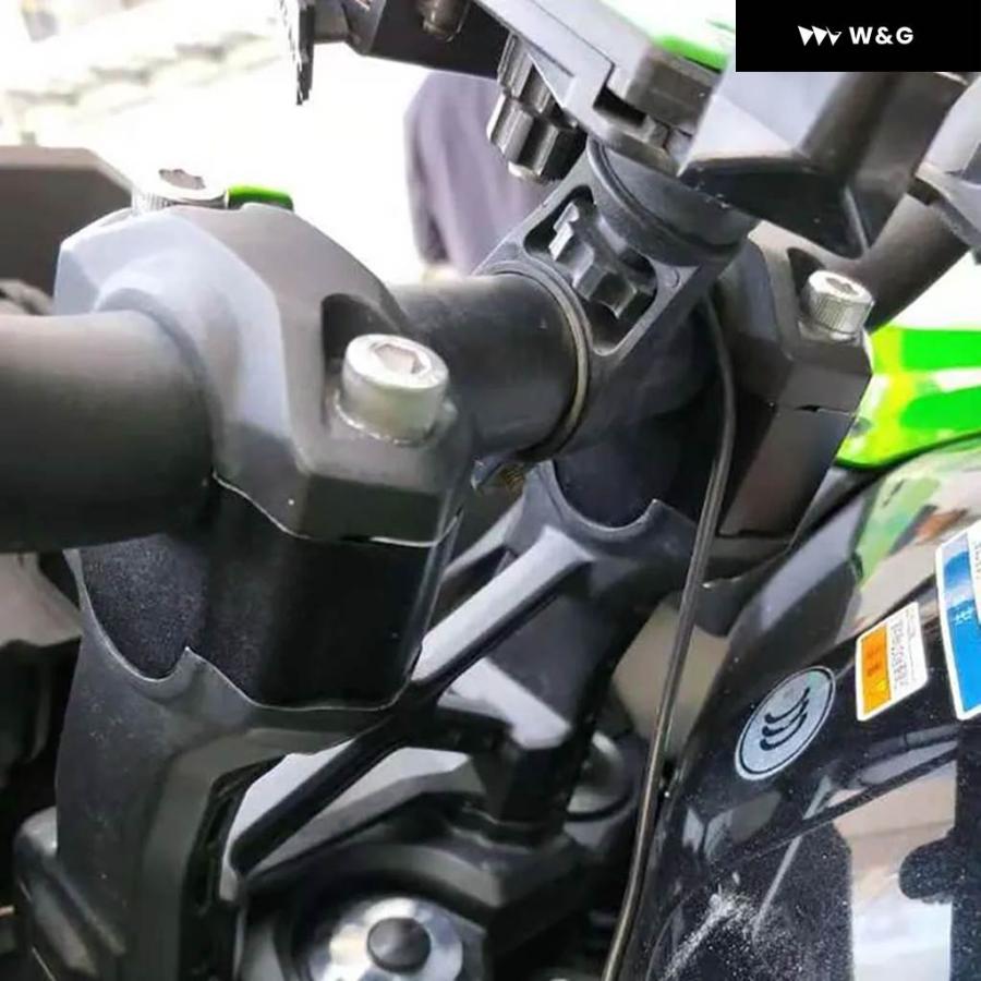 並行輸入品 オートバイ バイク ハンドルバー ライザー 28MM 合金 ライザー カワサキ VERSYS 1000 2015 オーの画像