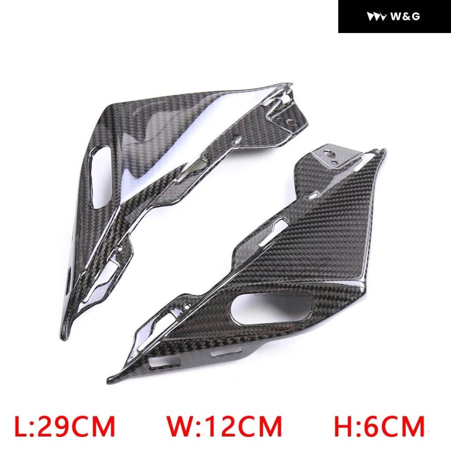 並行輸入品 カーボン オートバイ バイク インナーサイド パネル バックミラー ブラケット フェアリング ヤマハ TMAX560の画像