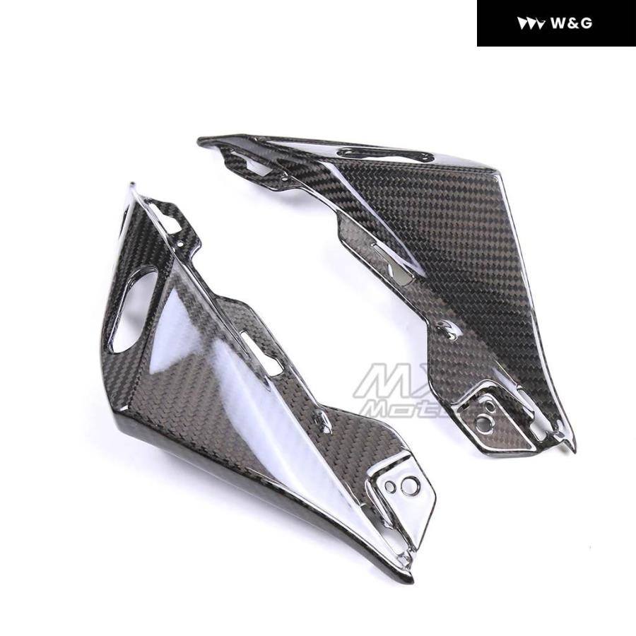 並行輸入品 カーボン オートバイ バイク インナーサイド パネル バックミラー ブラケット フェアリング ヤマハ TMAX560の画像