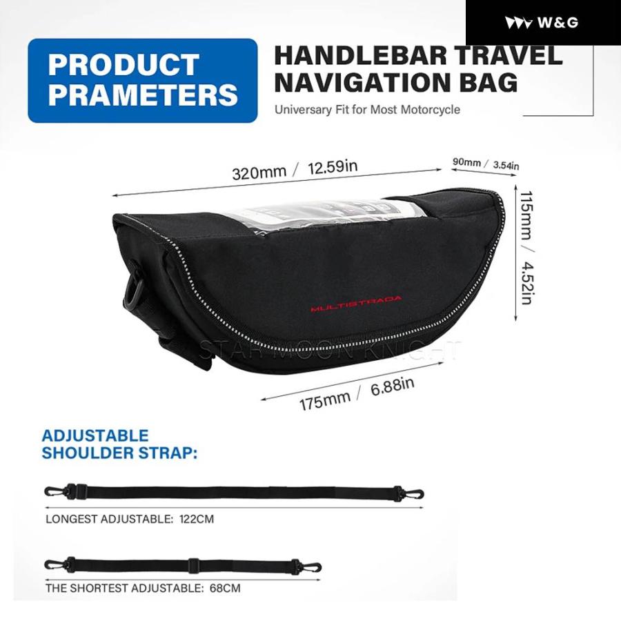 並行輸入品 防水 バッグ ドゥカティ ムルティストラーダ V4S 950 950S ムルティストラーダ 1200 ムルティストラー_4