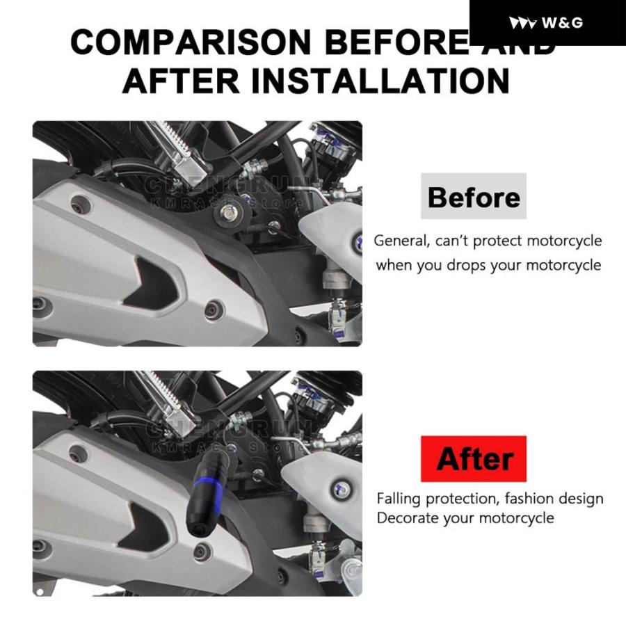 並行輸入品 排気 スライダー CNC アルミ 落下防止 ヤマハ FZ25 FZ 25