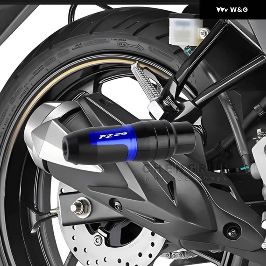 並行輸入品 排気 スライダー CNC アルミ 落下防止 ヤマハ FZ25 FZ 25