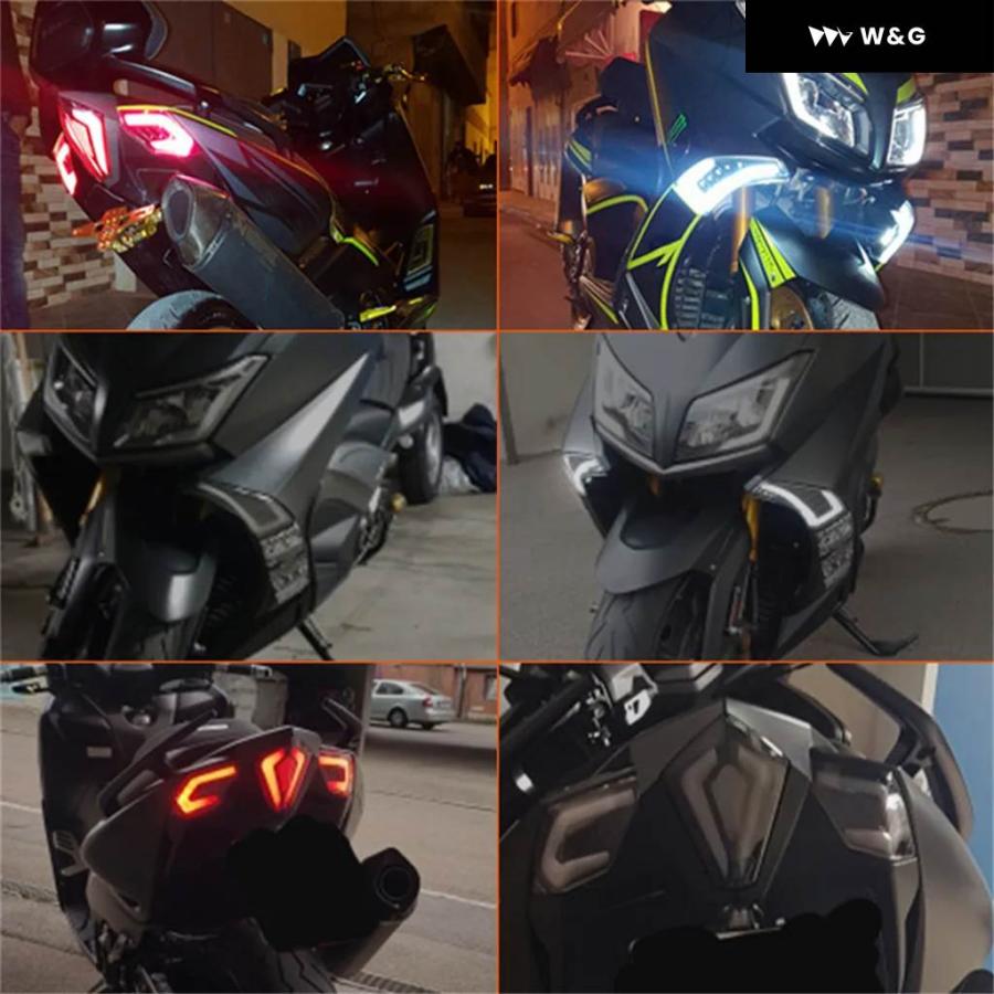 並行輸入品 2016 ウィンカーライト LEDライト フロントリア ライト テールライト インジケーター ランプ TMAX530_5