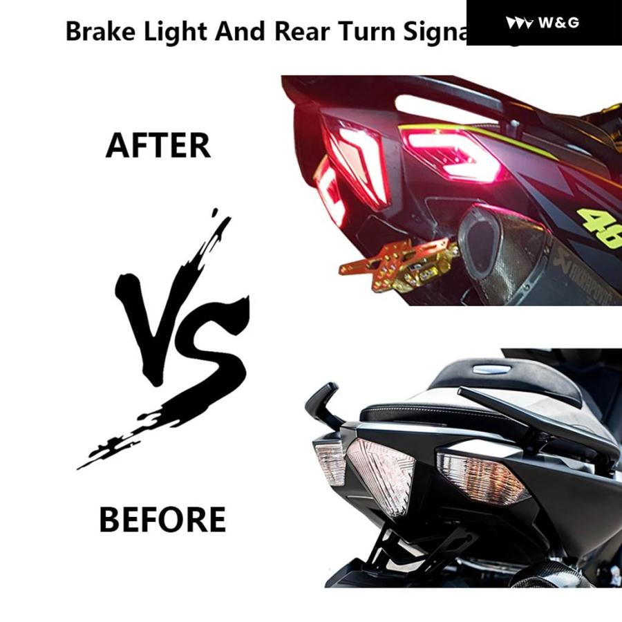 並行輸入品 2016 ウィンカーライト LEDライト フロントリア ライト テールライト インジケーター ランプ TMAX530_7
