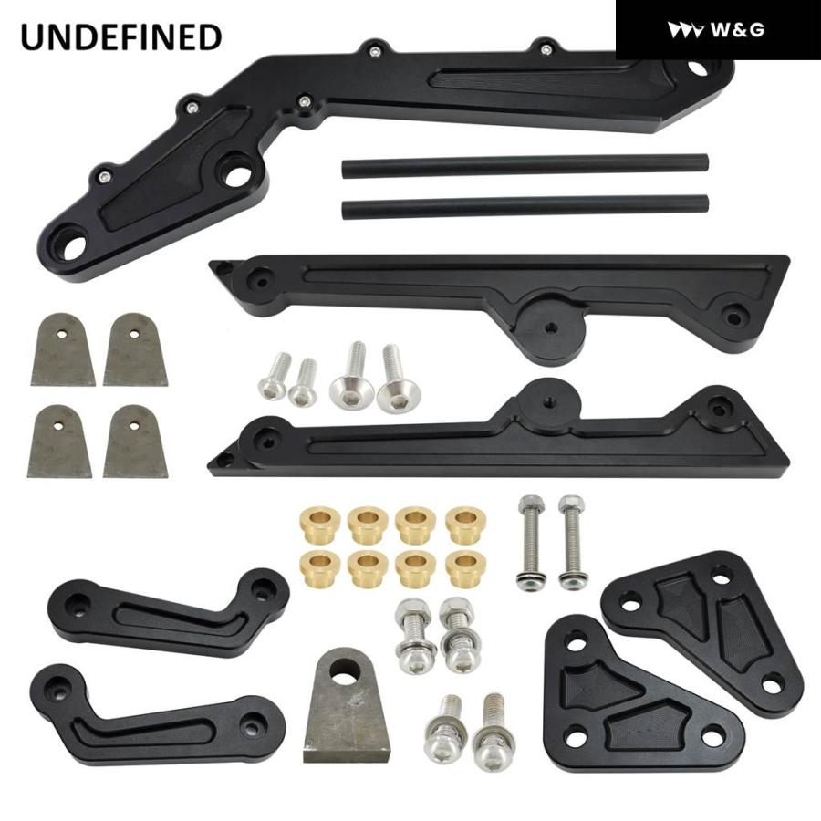並行輸入品 オートバイ バイク プロリンクキット 340MM リアショック カスタム シート クッション ブラケット BMW K7_5
