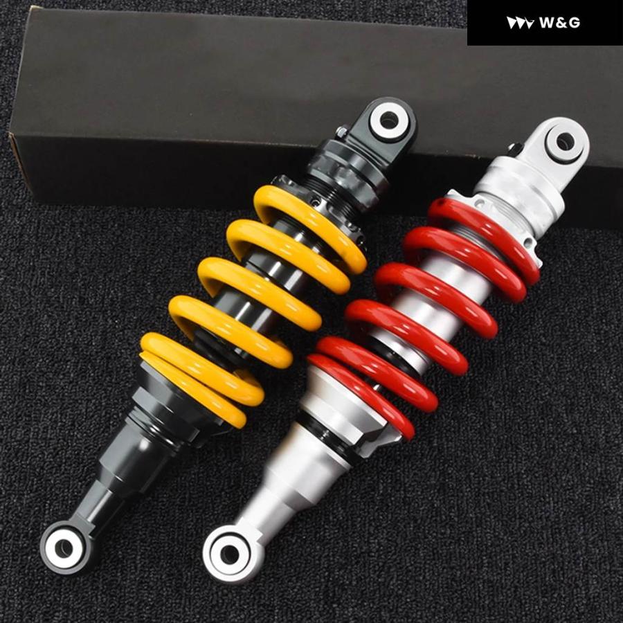 並行輸入品 205MM 285MM オートバイ バイク エアショック アブソーバー リアサスペンション ヤマハ ホンダ カワサキの画像