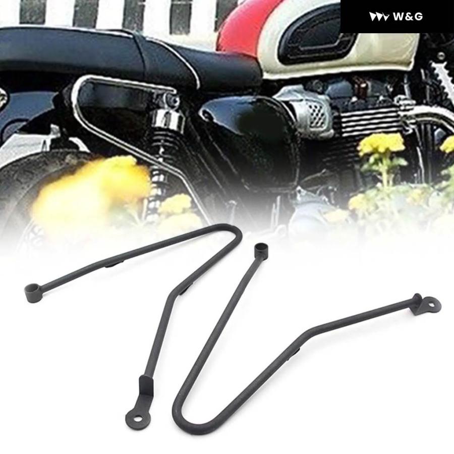 並行輸入品 オートバイ バイク サドルバッグ サポート ブラケット サイド マウント トライアンフ BONNEVILLE T100の画像