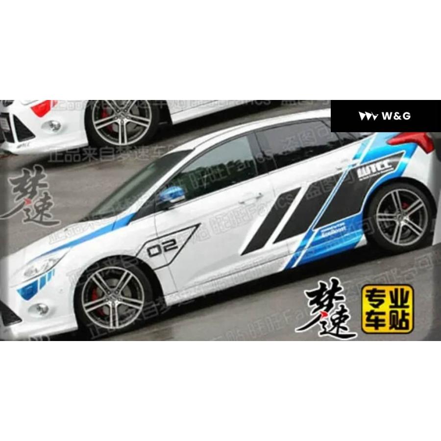 並行輸入品 車用ビニール ステッカー フォード フォーカス ST WTCC 