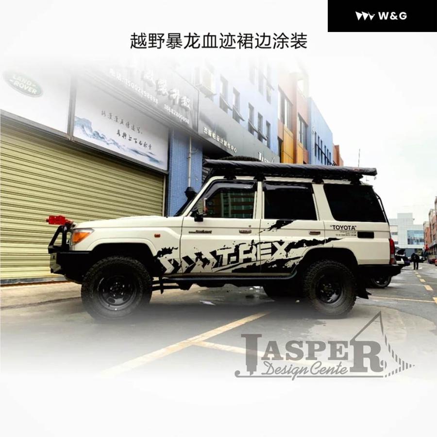 クロ商品 並行輸入品】 車用 ステッカー トヨタ ランドクルーザー 70系 外観