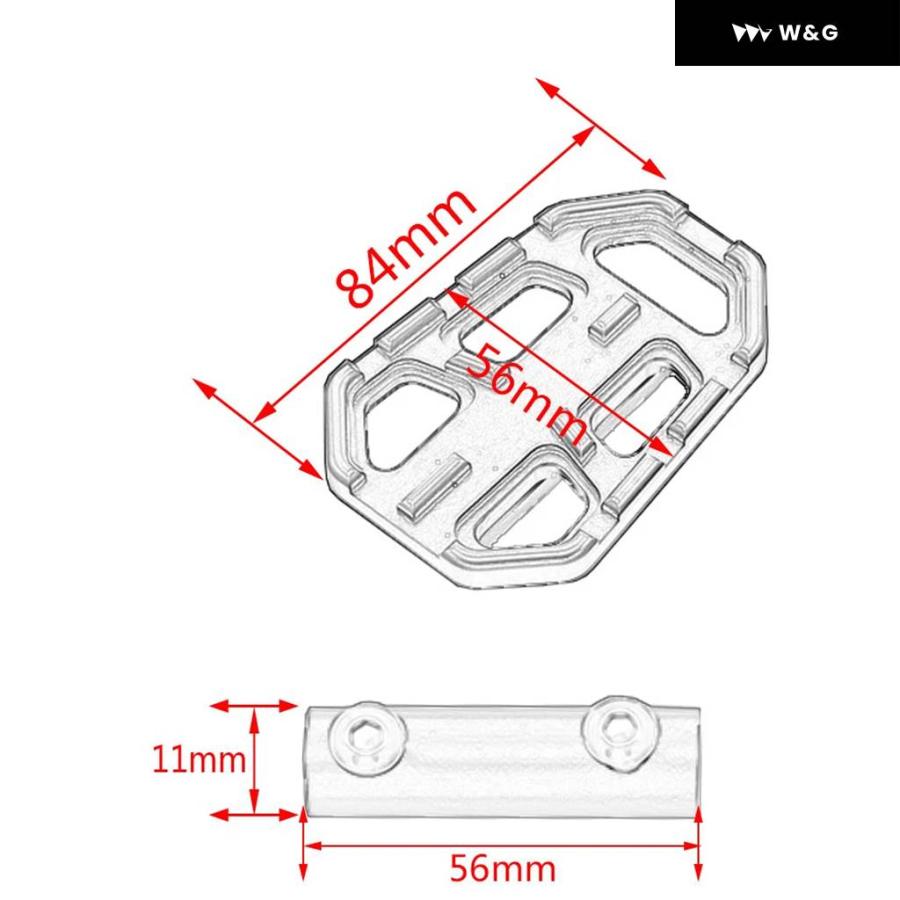 並行輸入品 NORDSON アルミ オートバイ バイク ビレット ワイド フットペグ ペダルレスト フットペグ BMW G310Gの画像