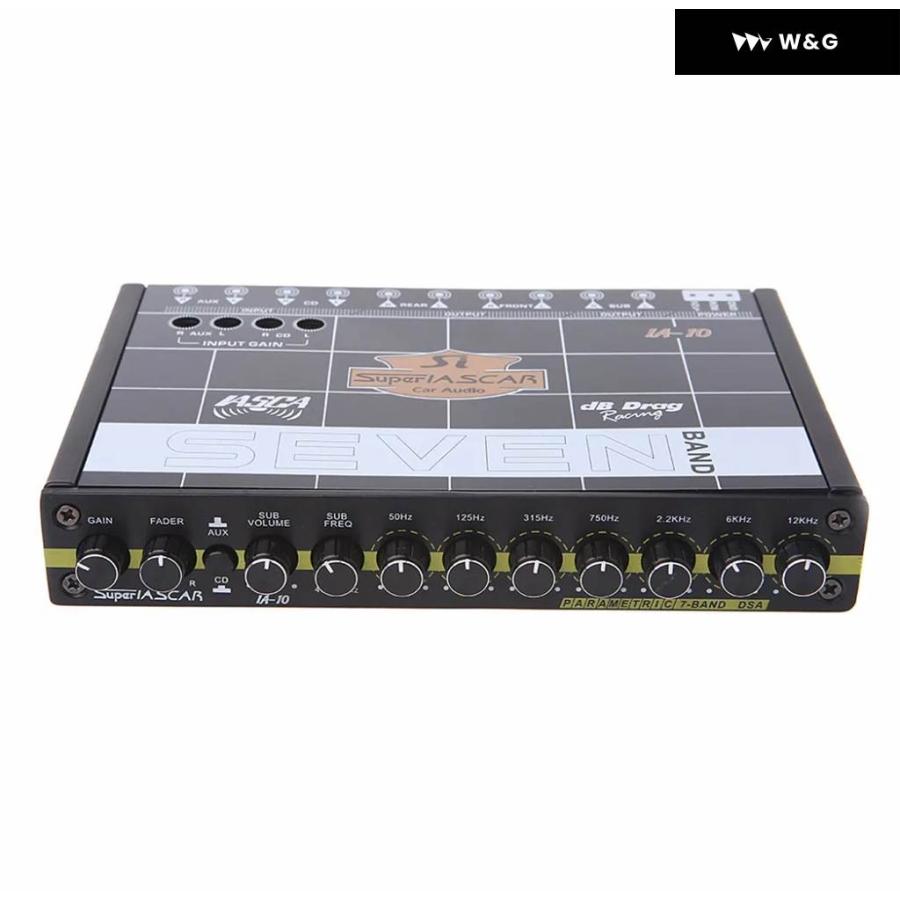 【並行輸入品】 1セット カー オーディオ 7バンドイコライザー カスタム カーEQイコライザー クラス フィーバー オーディオ カーチューナー カスタム パーツ | ブランド登録なし | 02