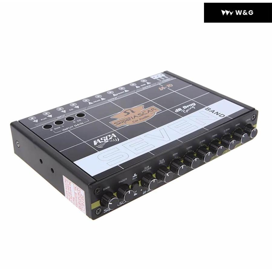 【並行輸入品】 1セット カー オーディオ 7バンドイコライザー カスタム カーEQイコライザー クラス フィーバー オーディオ カーチューナー カスタム パーツ | ブランド登録なし | 03