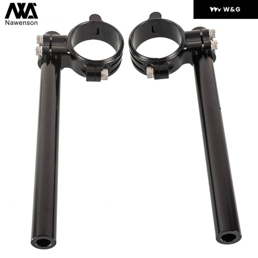 並行輸入品 CNCアルミ オートバイ バイク クリップオン ハンドルバー 55MMクリップ 7/8インチバー R NINE T R_4