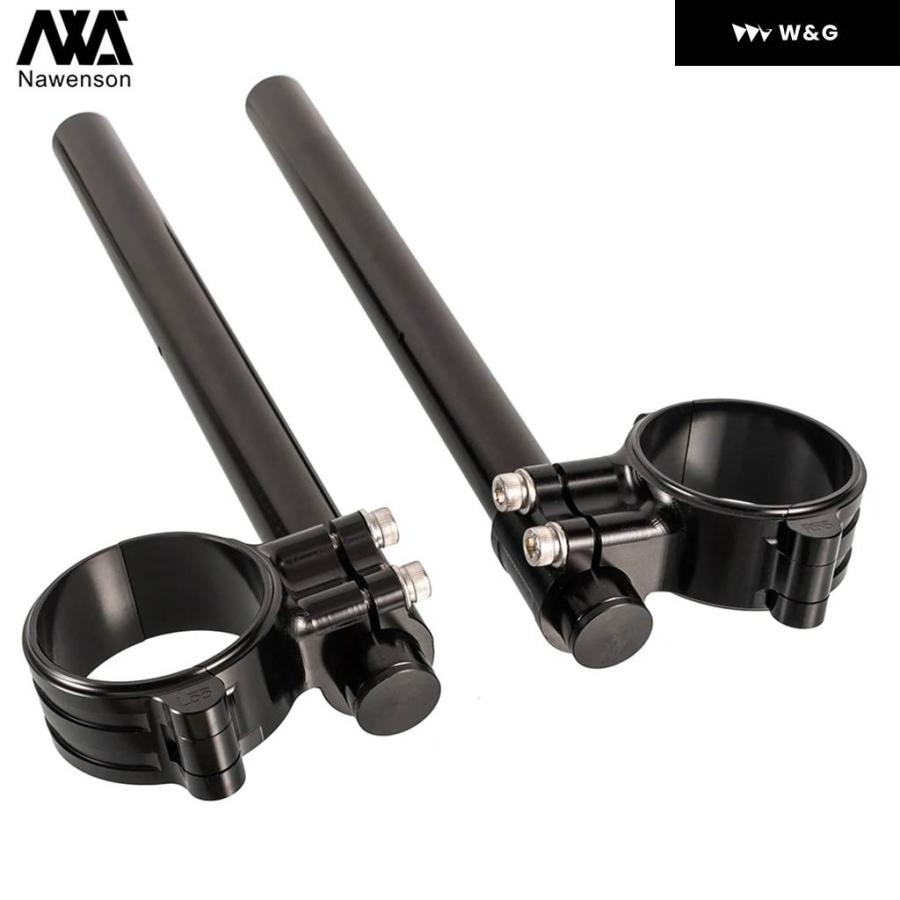 並行輸入品 CNCアルミ オートバイ バイク クリップオン ハンドルバー 55MMクリップ 7/8インチバー R NINE T R_6