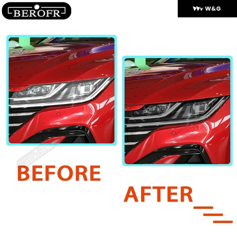 並行輸入品 フォルクスワーゲン VW アルテオン CC 2018-2021 R ライン オート クリア 車 ヘッドライト プロテク | ブランド登録なし | 03