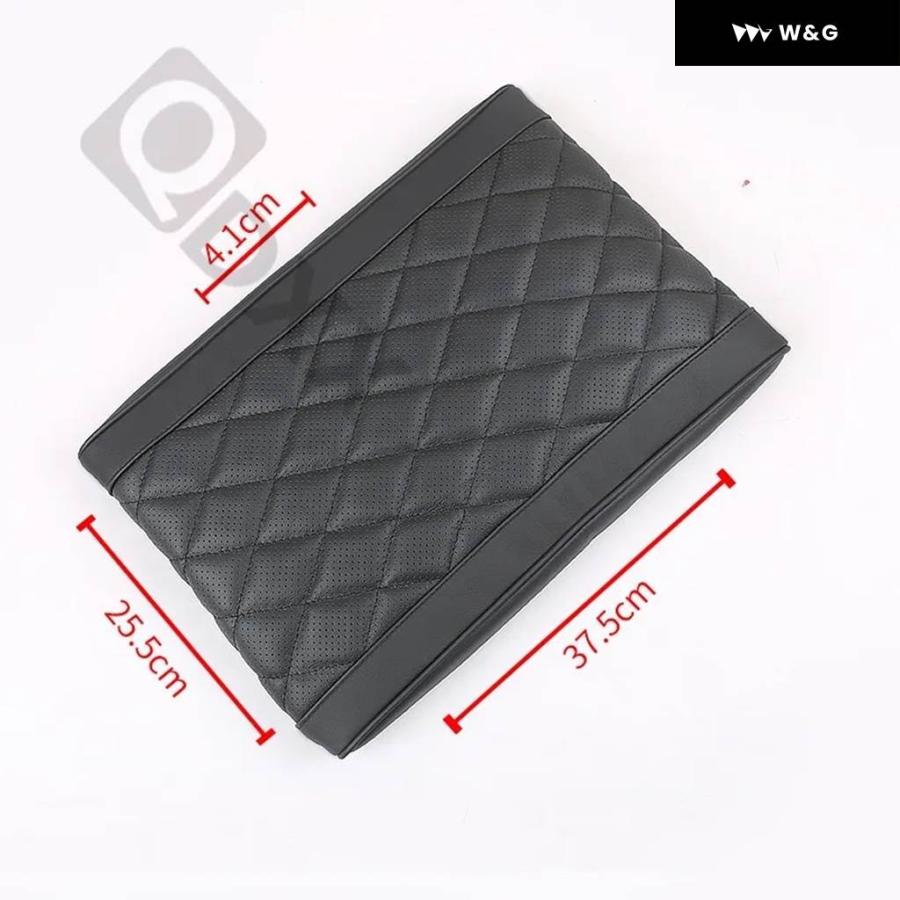 【並行輸入品】 トヨタ プラド 2003-2021 センター コンソール アームレスト カバー パッド ヘッドレイヤー牛革 傷防止 防水 アームレスト ボックス クッション | ブランド登録なし | 08