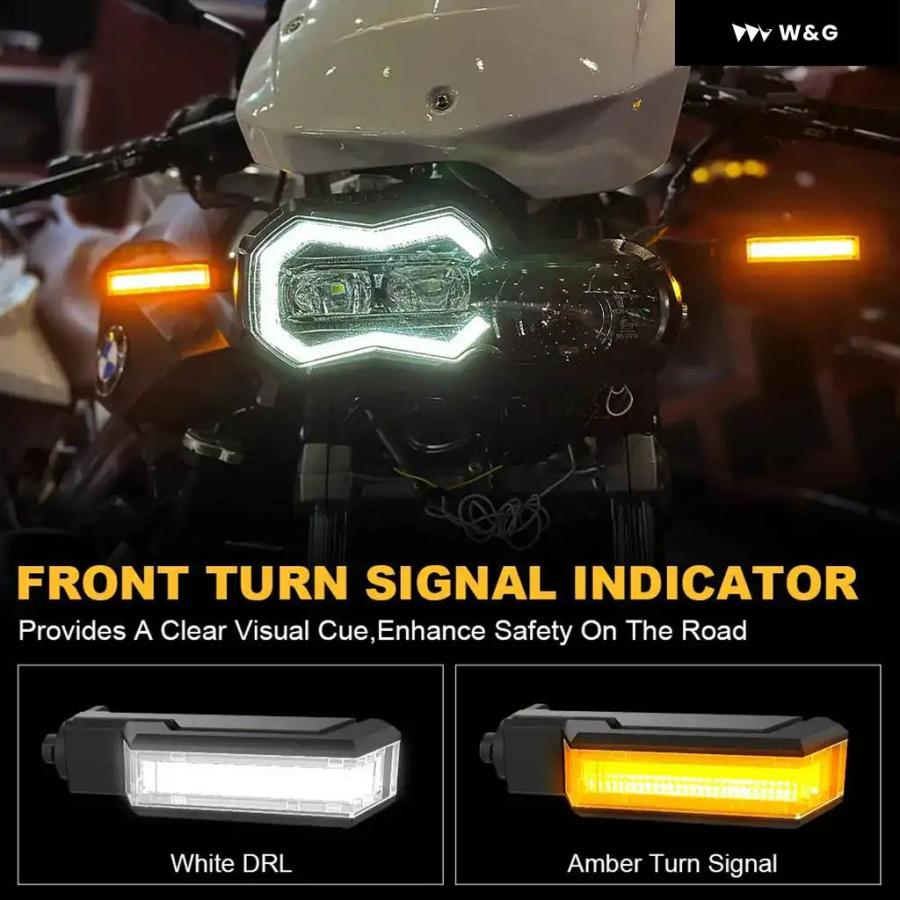 並行輸入品 LED ウィンカーライト BMW R1200GS F650GS F800 R1200 オートバイ バイク フロント/リの画像