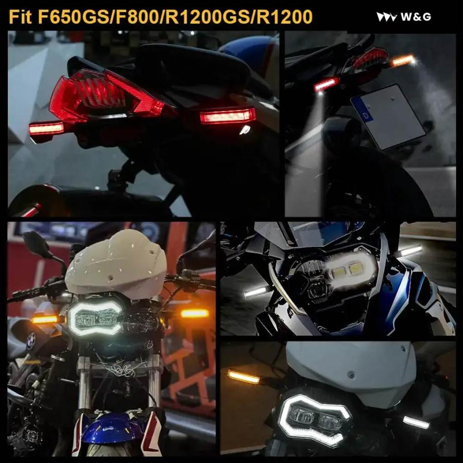 並行輸入品 LED ウィンカーライト BMW R1200GS F650GS F800 R1200 オートバイ バイク フロント/リの画像