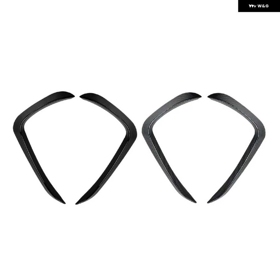 ブランド登録なし - 並行輸入品1有りの実 車用向こう正面 バンパー 側面 エアベント スプリッター スポイラー BMW X5 F15 M 運動競技 2014-18
