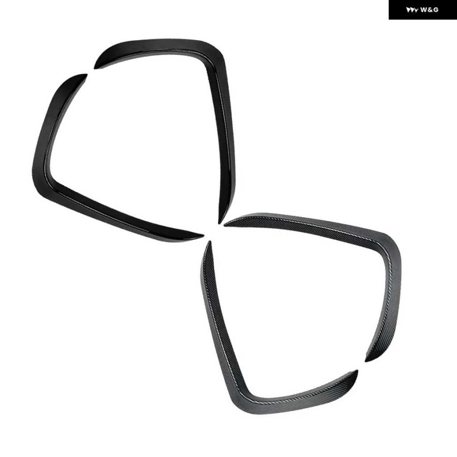 ブランド登録なし - 並行輸入品1有りの実 車用向こう正面 バンパー 側面 エアベント スプリッター スポイラー BMW X5 F15 M 運動競技 2014-18