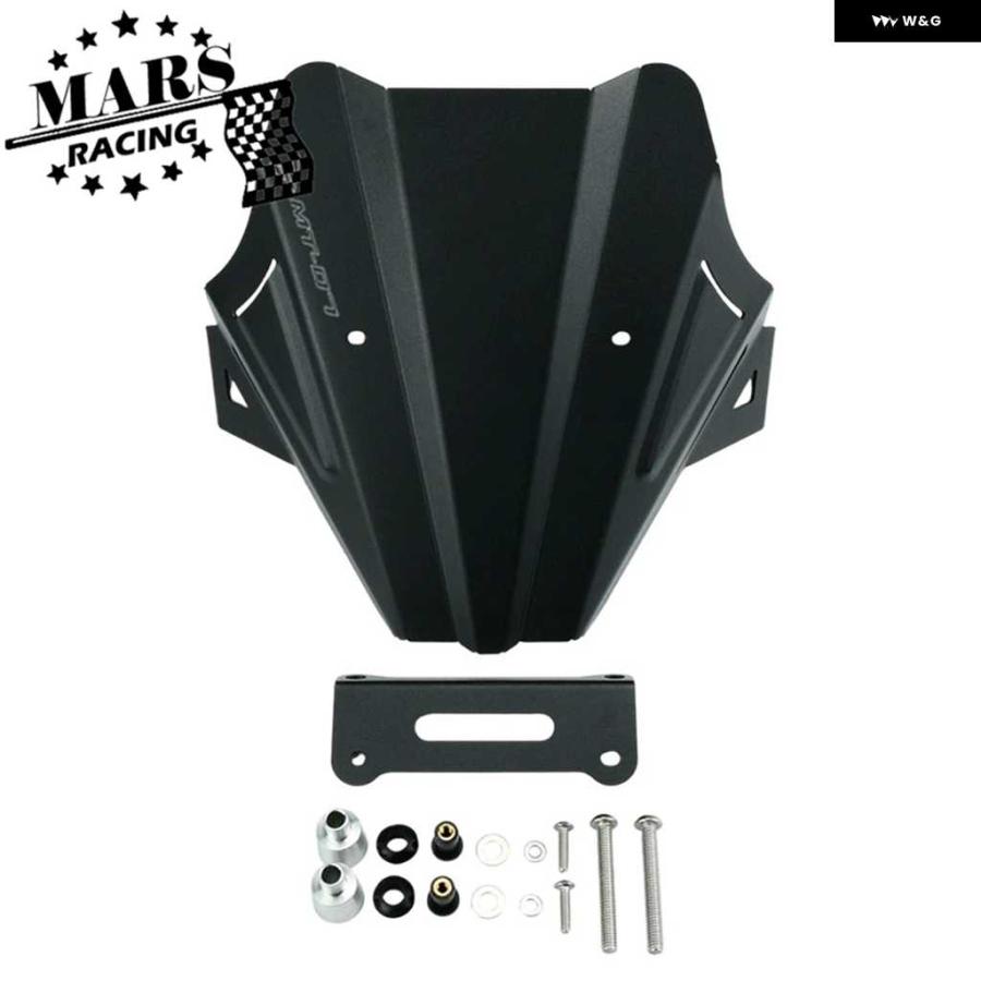 並行輸入品ヤマハ MT07 MT-07 2025 Y-AMT MT07 GEN4 オートバイ バイク アルミスポーツ ウィンドシールド ウィンドスクリーンキット デフレクター シュ_7