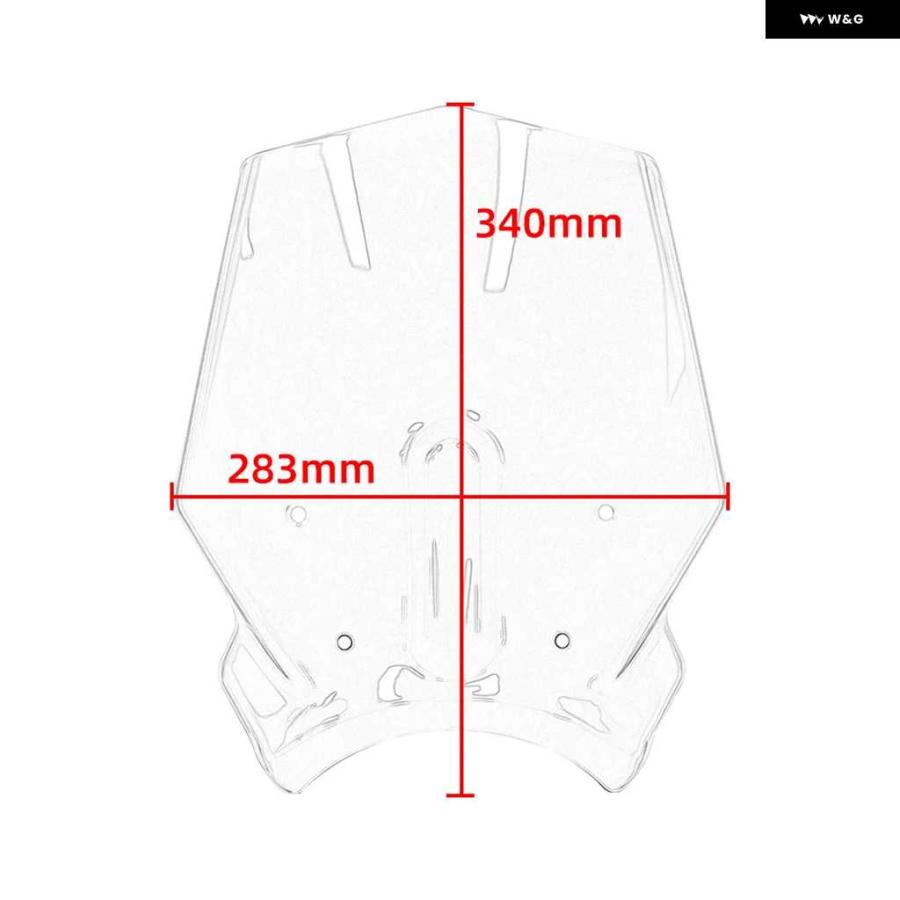 並行輸入品オートバイ バイク フロントガラス レインシールドとウインドシールド カスタム アクセサリー ホンダ CB650R 2024 2025の画像
