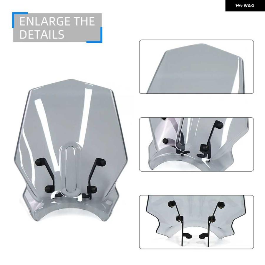 並行輸入品オートバイ バイク フロントガラス レインシールドとウインドシールド カスタム アクセサリー ホンダ CB650R 2024 2025の画像