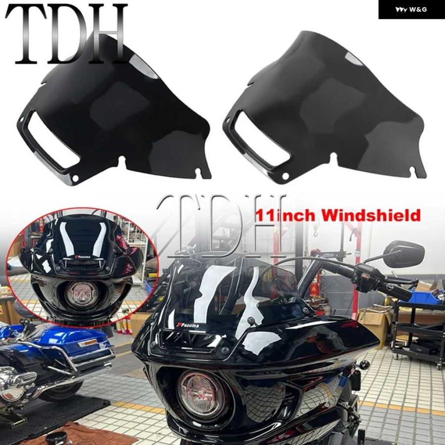 並行輸入品ハーレー ソフテイル FXLRST ローライダー ST FXRST ローライダー エルディアブロ オートバイ バイク 11インチ 13インチ ウインドシールド ス_6