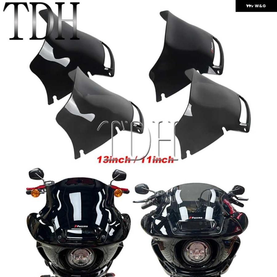 並行輸入品ハーレー ソフテイル FXLRST ローライダー ST FXRST ローライダー エルディアブロ オートバイ バイク 11インチ 13インチ ウインドシールド ス_7
