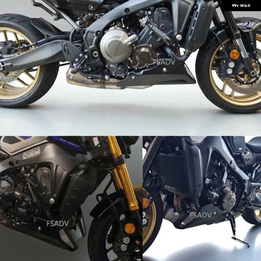 並行輸入品オートバイ バイク シャーシ ベリーパン アンダー エンジン スポイラー フェアリング ガード ヤマハ MT-09 SP TRACER 9 GT 2014-2025 XSR900_5