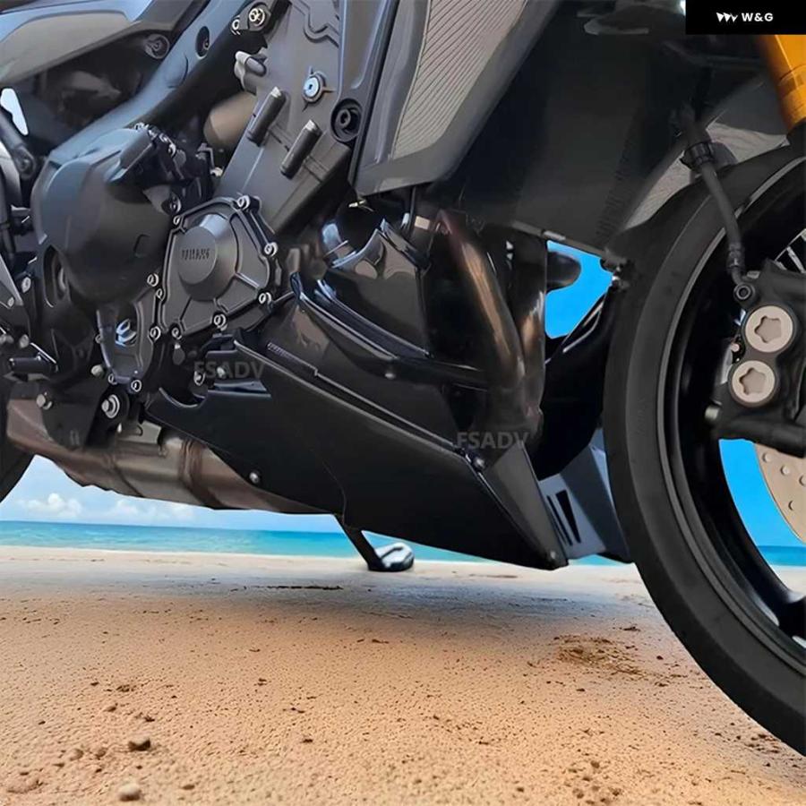 並行輸入品オートバイ バイク シャーシ ベリーパン アンダー エンジン スポイラー フェアリング ガード ヤマハ MT-09 SP TRACER 9 GT 2014-2025 XSR900_6