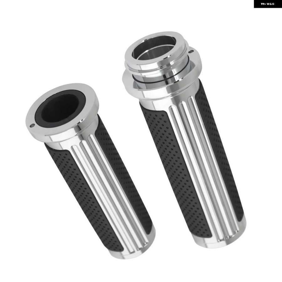 並行輸入品オートバイ 1インチ ハンドルバー グリップ 25MM 電子スロットルハンド グリップ ハーレー ツーリング ストリートの画像