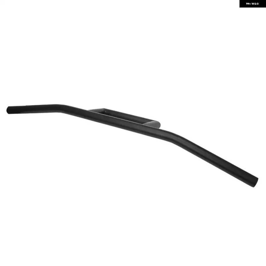 並行輸入品7/8インチ 22MM ブラックアイアン バイク カフェレーサー ウィンドウバー ハンドルバー ワイド ハーレー スズキの画像