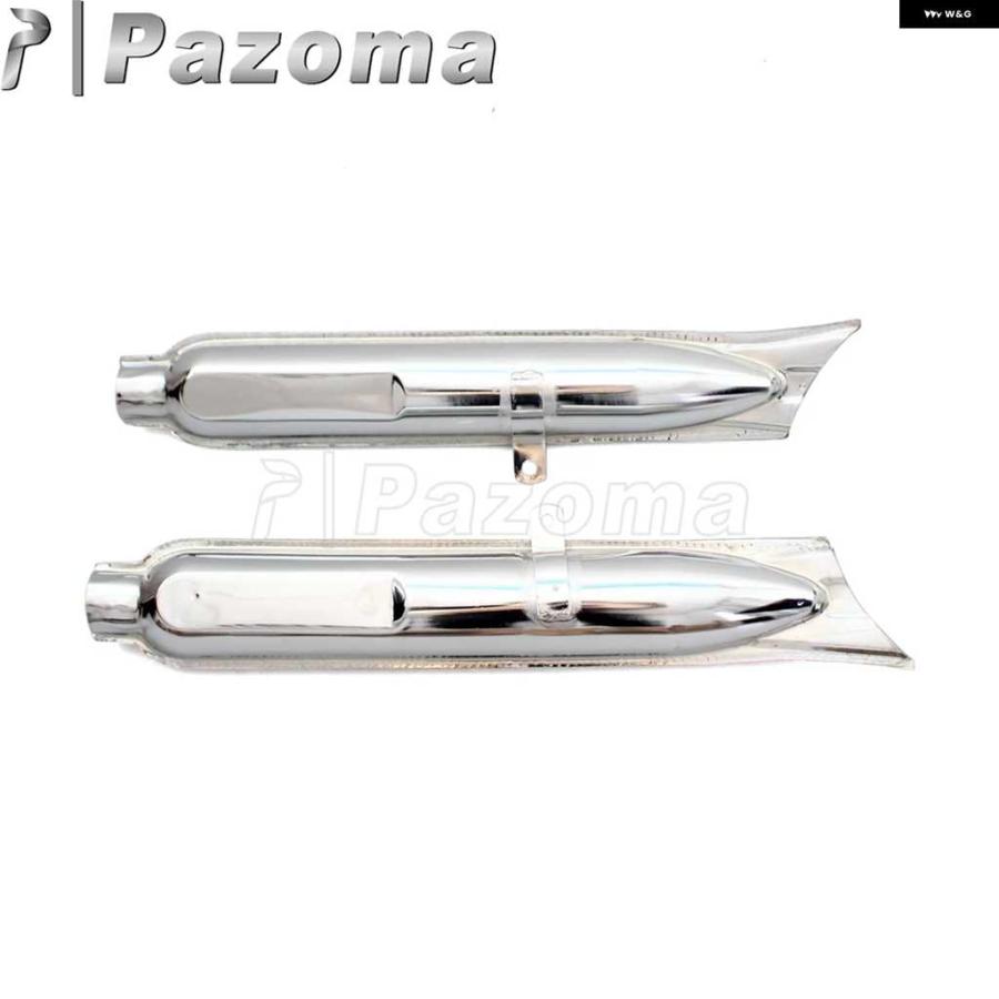 ブランド登録なし - 並行輸入品自動二輪車 クロームレトロ750CCフィッシュテールマフラー 配管 24HP 32HP BMW K750 M1 M72