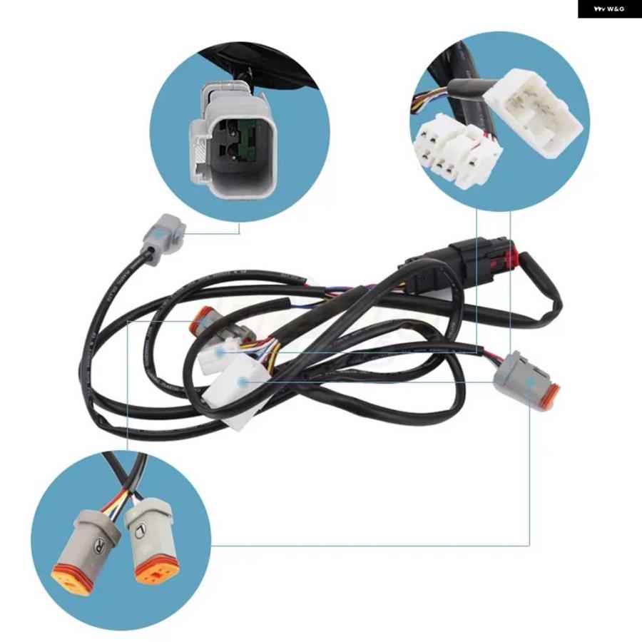並行輸入品オートバイ LED スタイル リアフェンダー システム エクステンションフェイシアセット ハーレー ツーリングエレクトラ_6