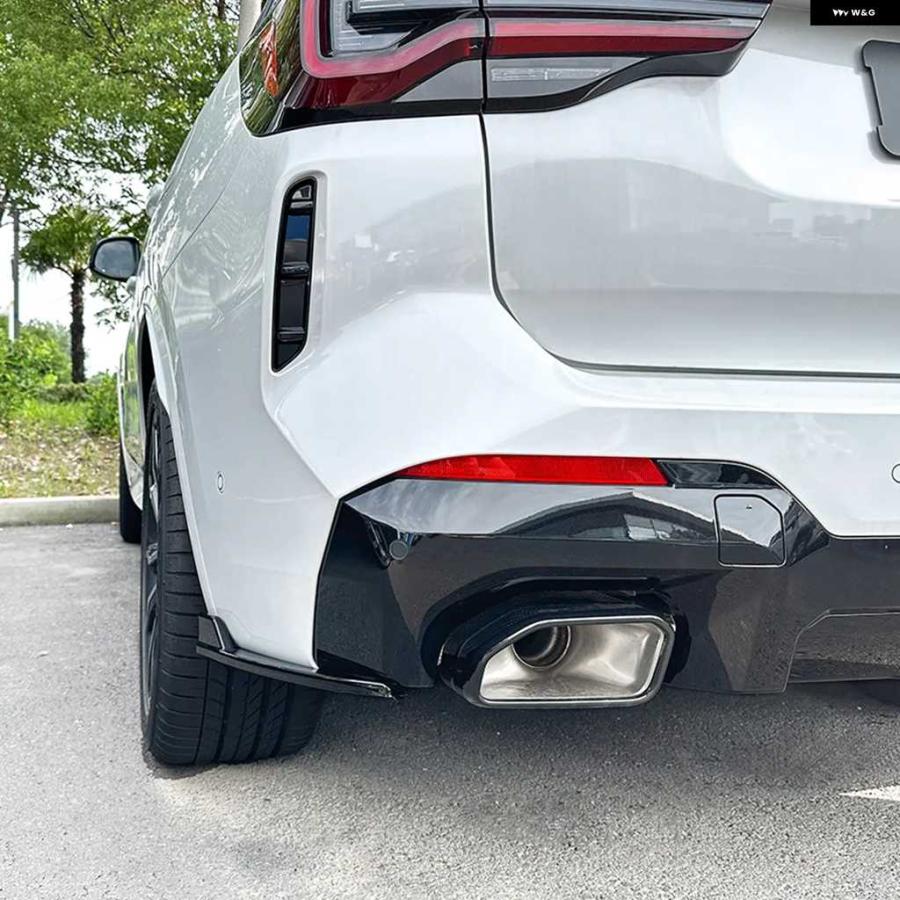 並行輸入品BMW X3 G01 LCI M スポーツ 2022 2023 リア バンパー ストリップ リップスポイラー ディフューザー スプリッター スクラッチ プロテクター | ブランド登録なし | 05