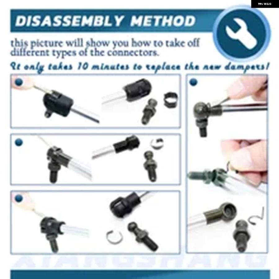 並行輸入品ルーフ ボックス サポート バー リフト サポート OEM 839531 0075N トランク ガス スプリング ダンパー | ブランド登録なし | 12