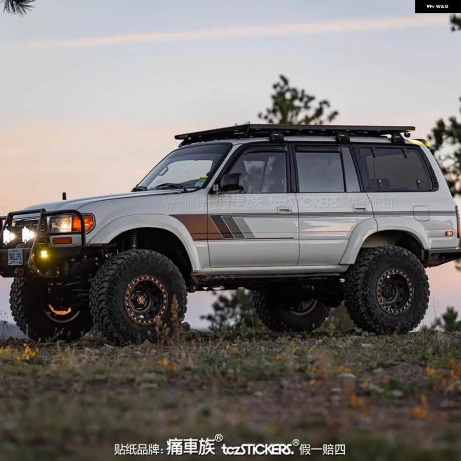 並行輸入品車用 ステッカー トヨタ ランドクルーザー LC70 LC75 LC78