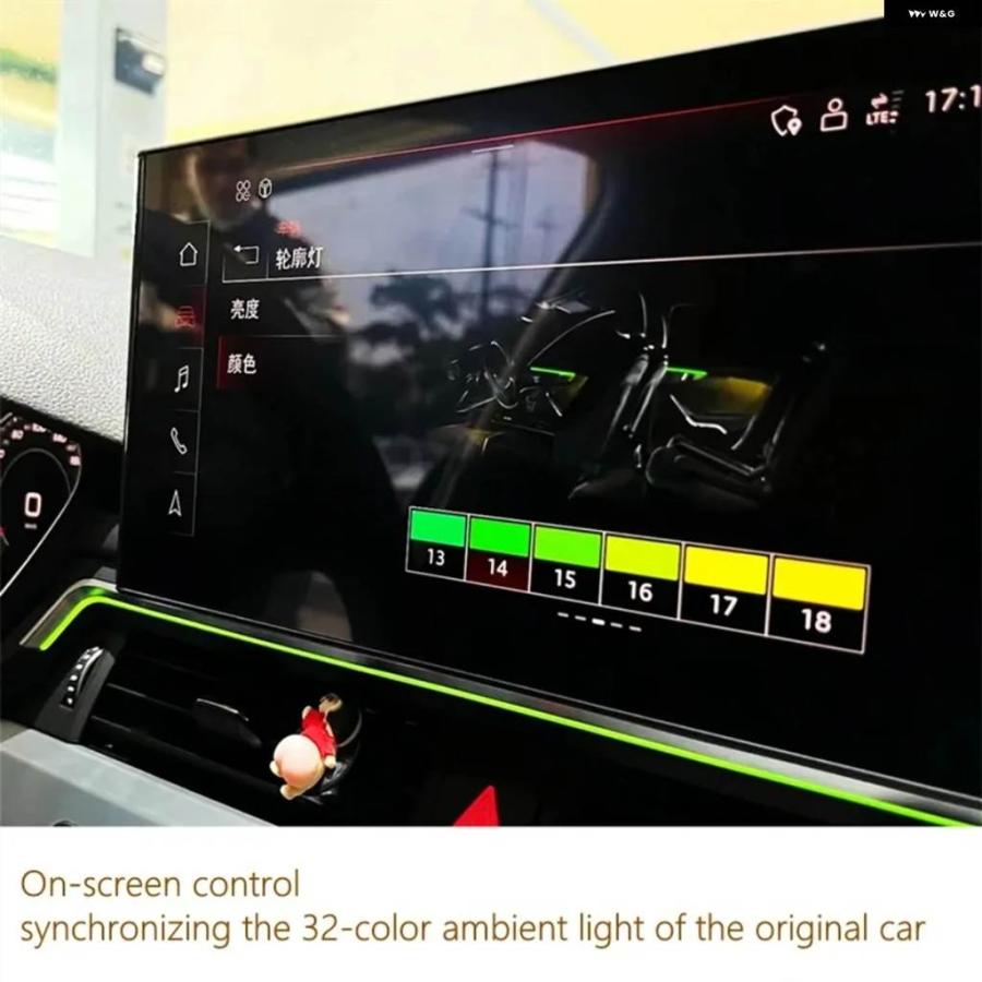 自動車 【並行輸入品】スピーカー カバー アウディ A4 B9 ドアミッド