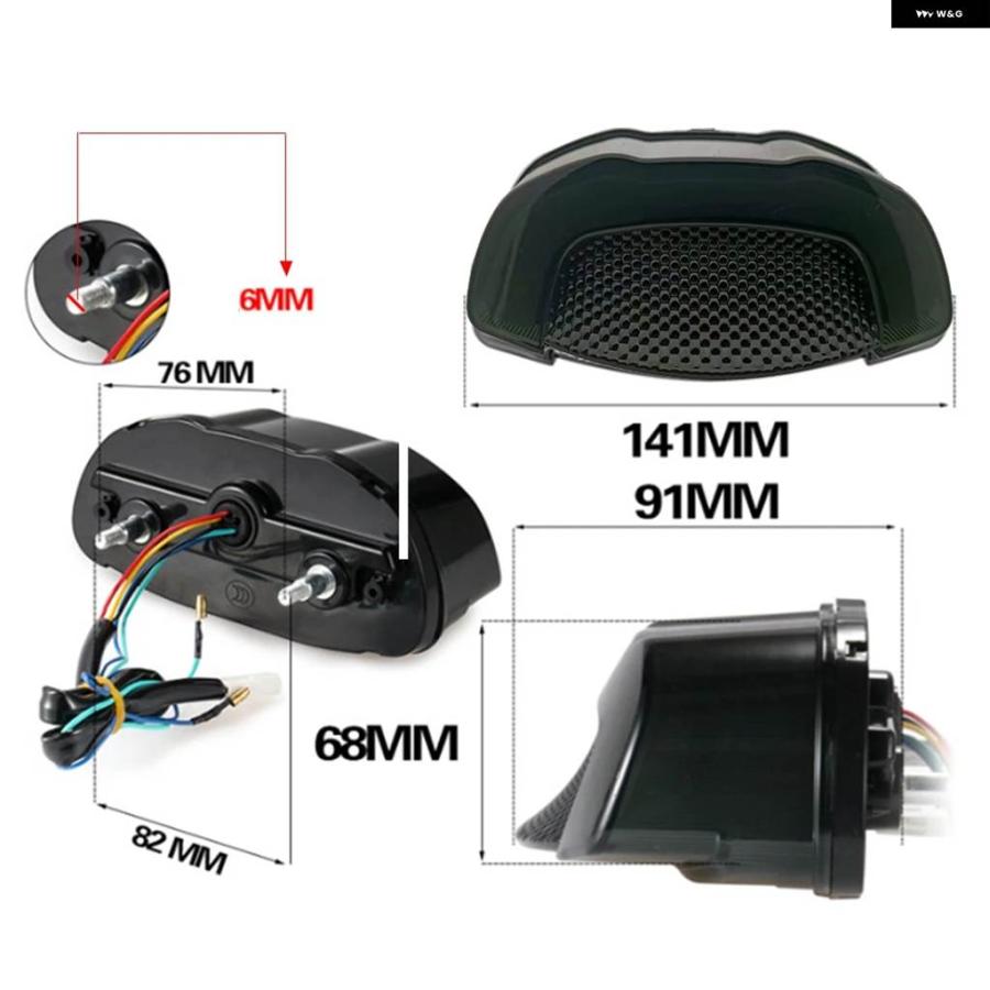 並行輸入品ホンダ CB650R CBR650R CB300R CB150R CB 150R 300R 650R オートバイ バイク LED リアブレーキ テールライト ランプ テールライトの画像