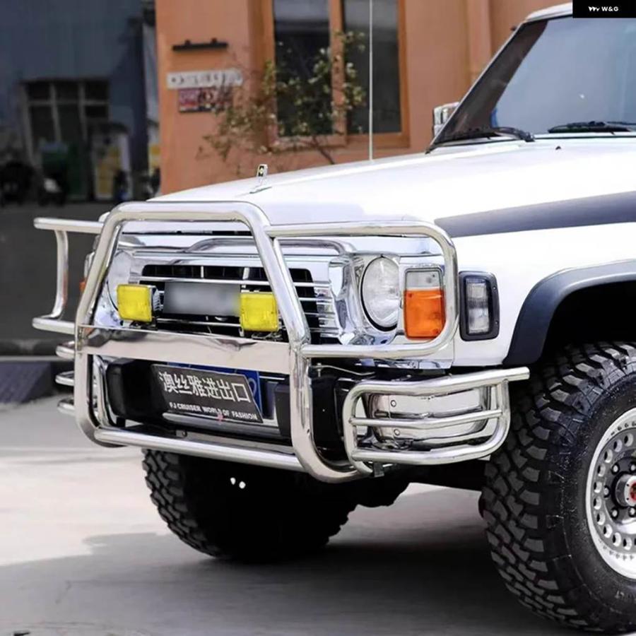 日産　サファリ　Y60　フロント　コーナーバンパー 並行輸入品フロント バンパー コーナーガード 日産 パトロール Y60