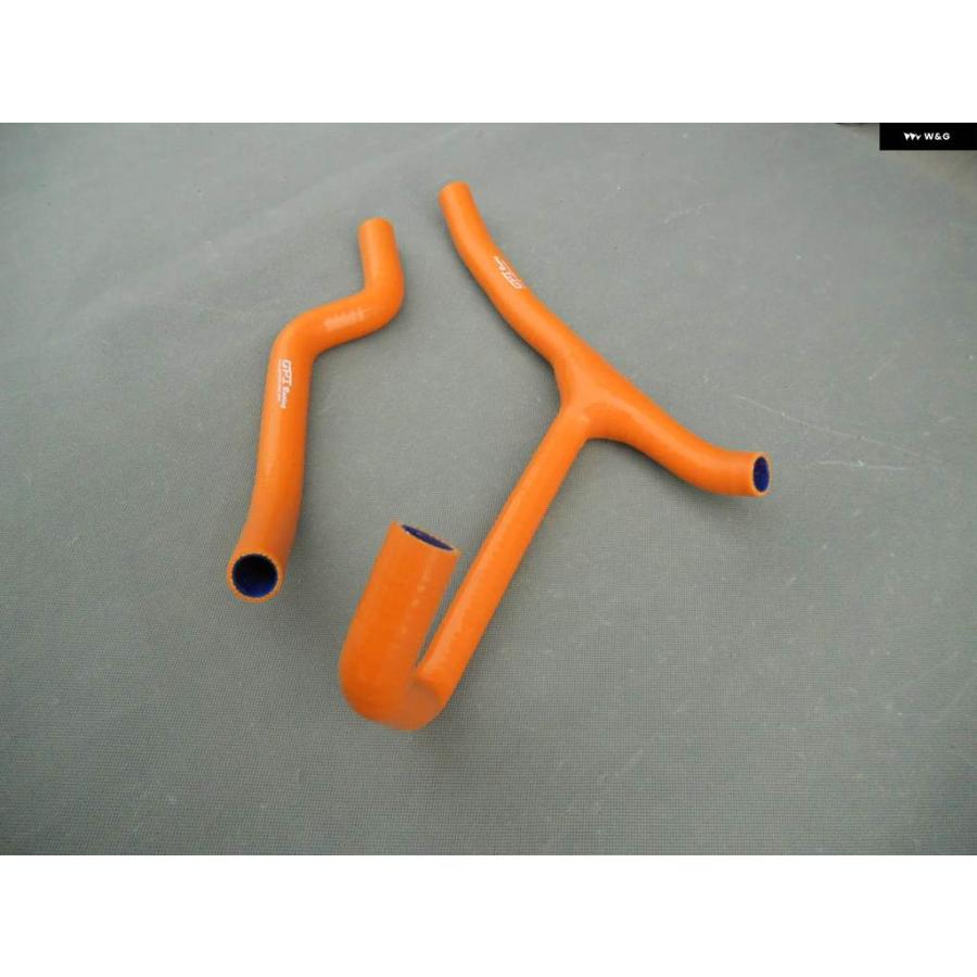 並行輸入品KTM 450XC 525XC 2008-2011 450 525 XC シリコン ラジエーター ホース パイプ チューブ キット 2008-11の画像