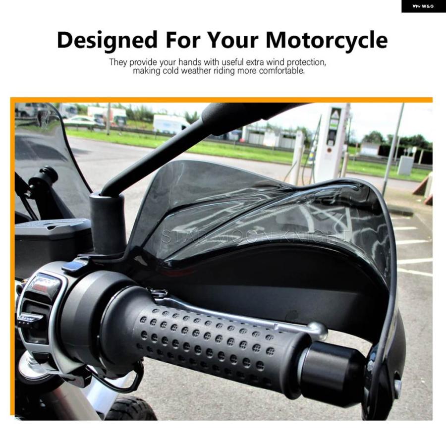 並行輸入品MOTO GUZZI V85TT V 85 TT V85 TT 2019-23 バイク アクセサリー ハンドガード エクステンション ハンドガード ウインドシールドの画像