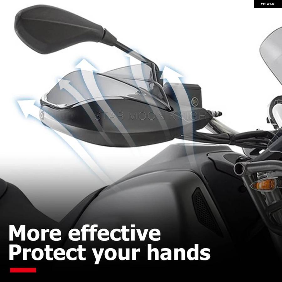 並行輸入品MOTO GUZZI V85TT V 85 TT V85 TT 2019-23 バイク アクセサリー ハンドガード エクステンション ハンドガード ウインドシールドの画像