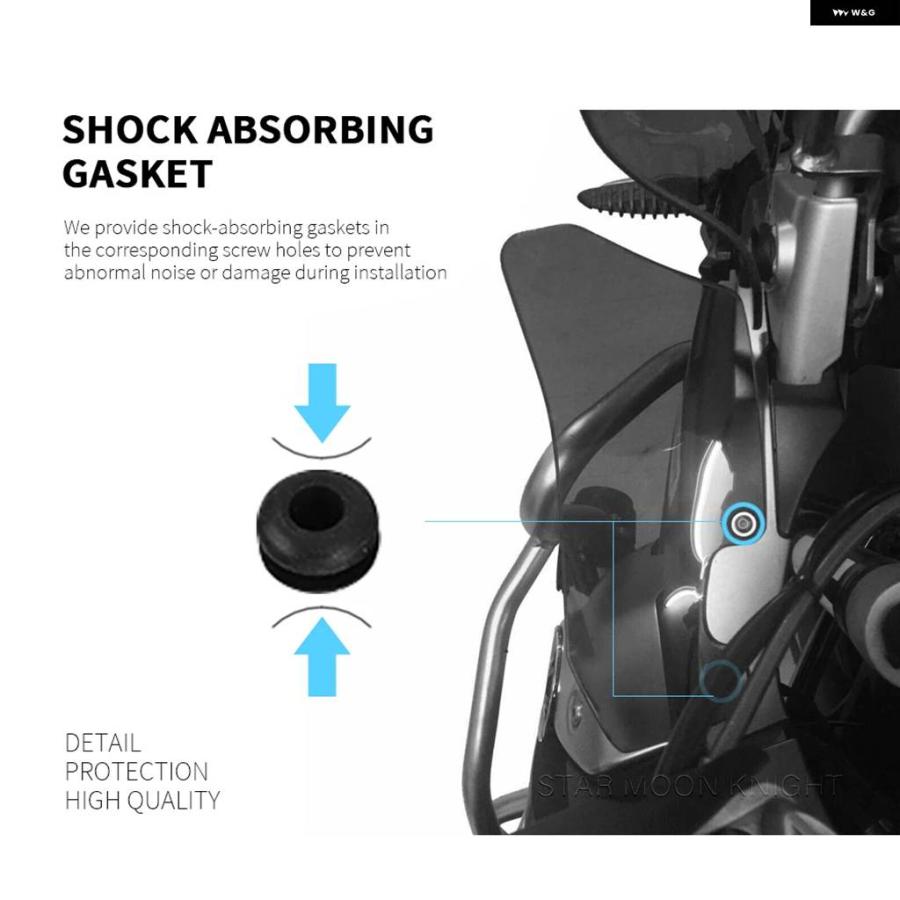 並行輸入品オートバイ サイド ウィンドシールド フェアリング BMW R1200GS 1200 ADV R1200GS ADVENTURE 2004 - 2012 ウィンドシールドの画像