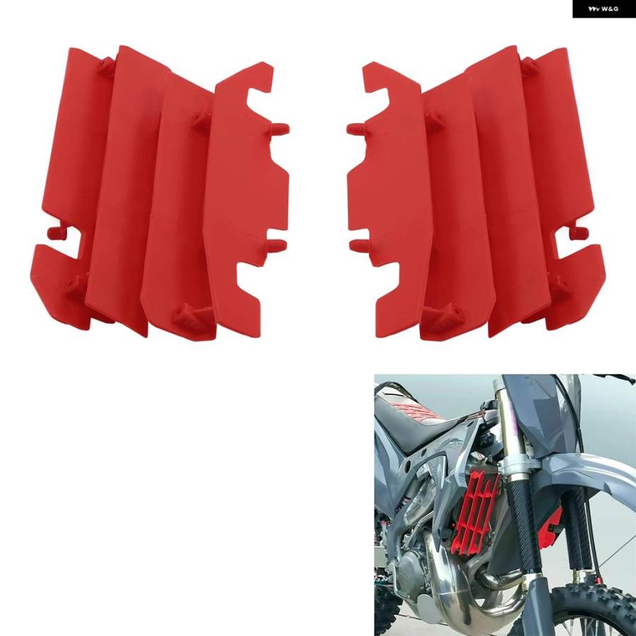 並行輸入品ラジエーター ルーバーガード ラジエーター シュラウド ホンダ CR125R エルシノア CR250R 2ストローク 2000-2004 CRF450R 2003-2004の画像