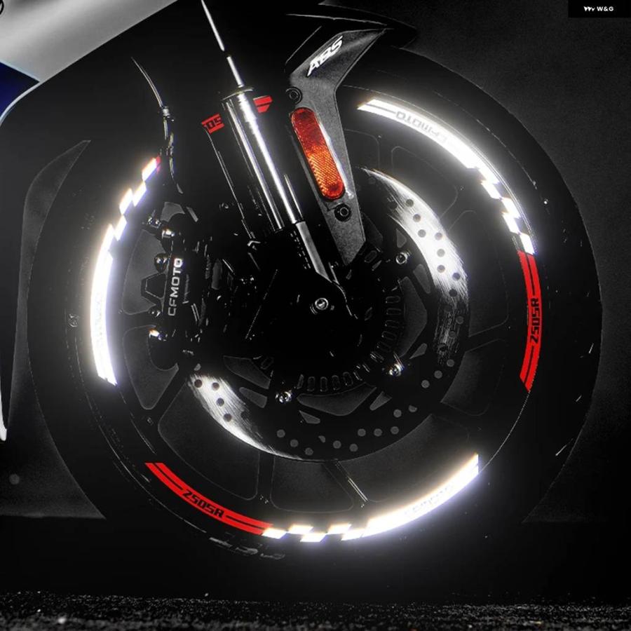並行輸入品BMW R NINET ホイールハブ ステッカー バイク アクセサリー リム デカール キット 安全反射デコレーション ステッカーの画像