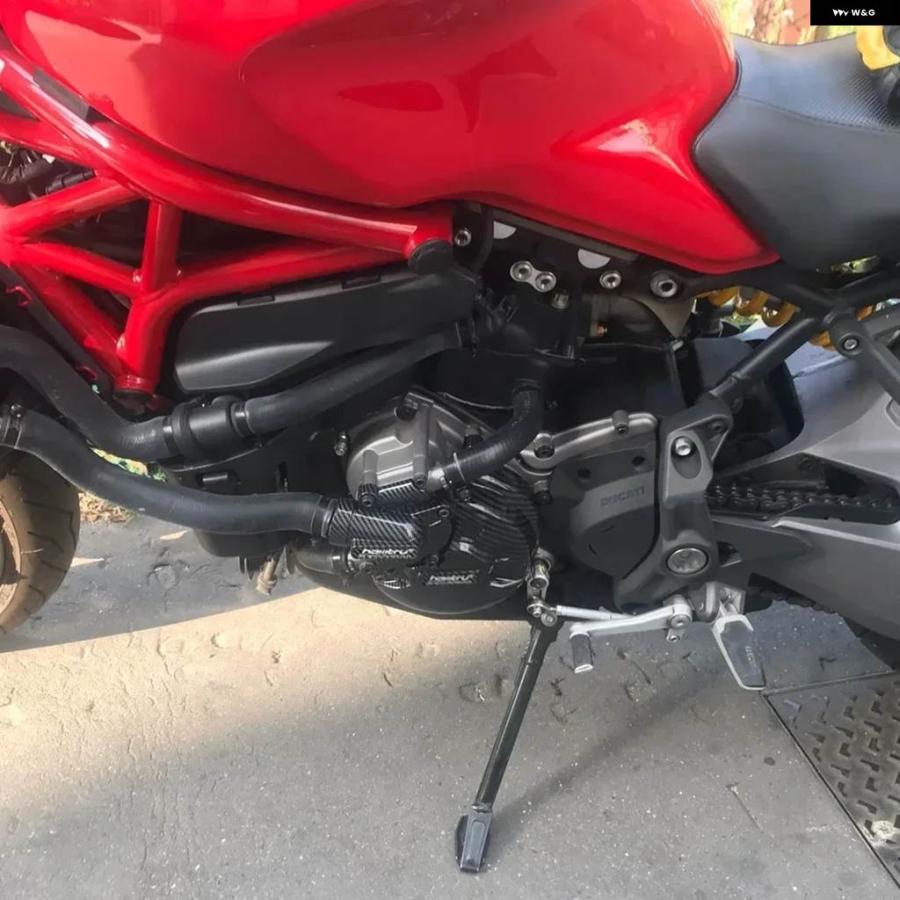 並行輸入品バイク アクセサリー エンジン カバー プロテクションセット ドゥカティ MONSTER 1200 / 1200S 2017-2021の画像
