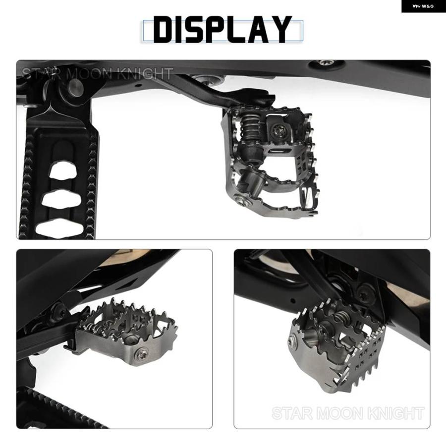 並行輸入品BMW R1300GS R1300 アドベンチャー R12 G/S フットブレーキ レバー ペダル拡大エクステンションリアブレーキ滑り止めペグ パッドの画像