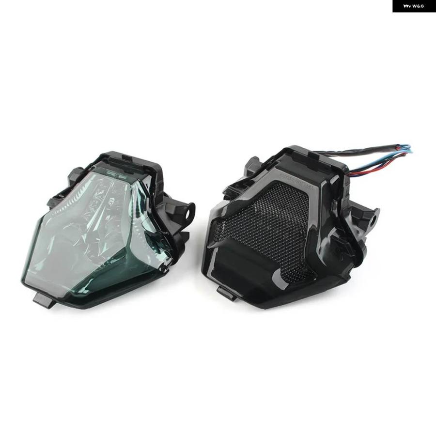 並行輸入品バイク一体型LED テールライト ウィンカー ヤマハ YZF R3 R25 Y15ZR MT07 FZ07 LC150の画像